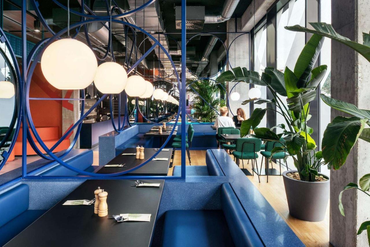 Hotel The Social Hub Vienna Esterno foto Interior of the restaurant