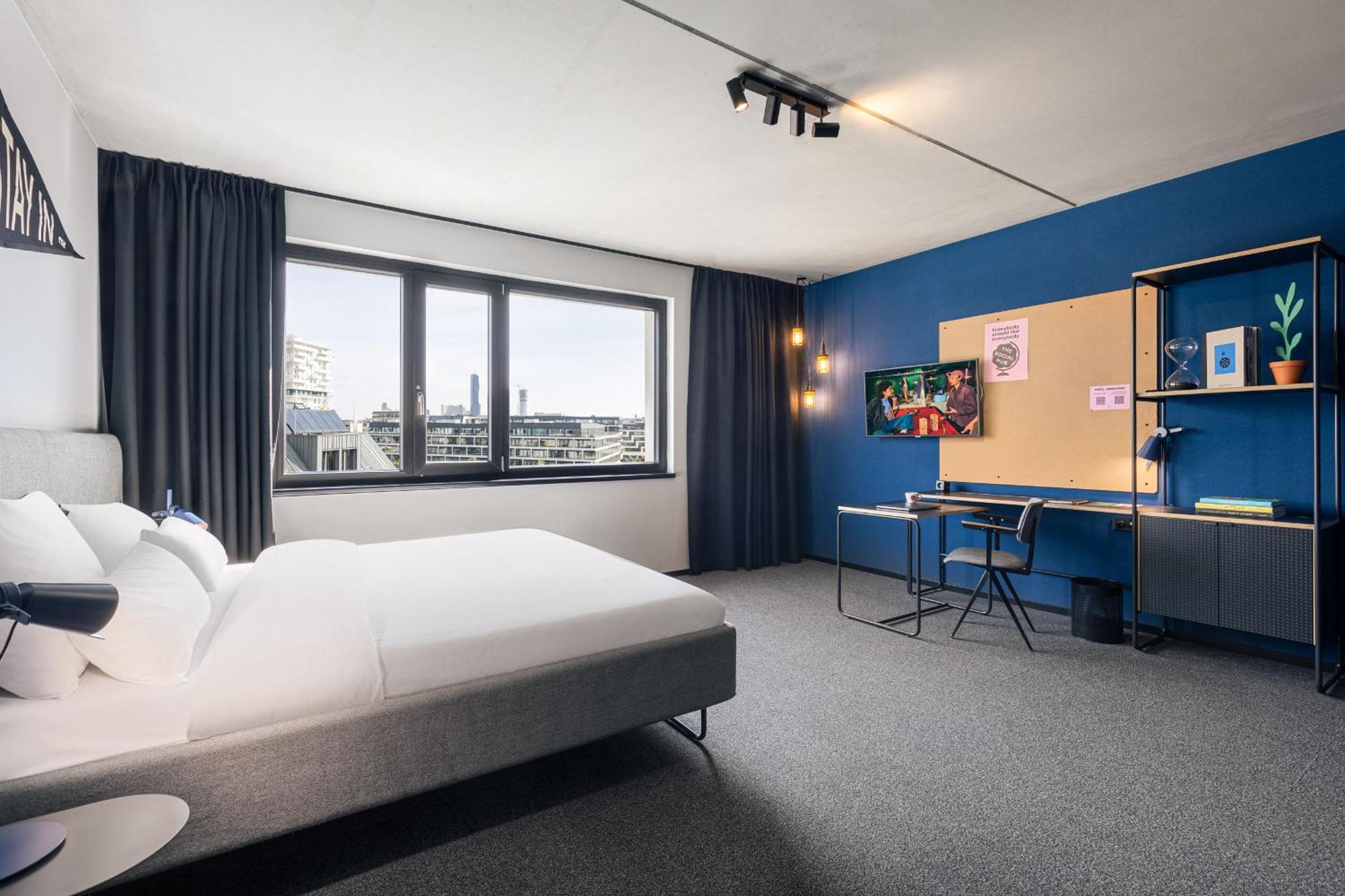 Hotel The Social Hub Vienna Esterno foto Room interior